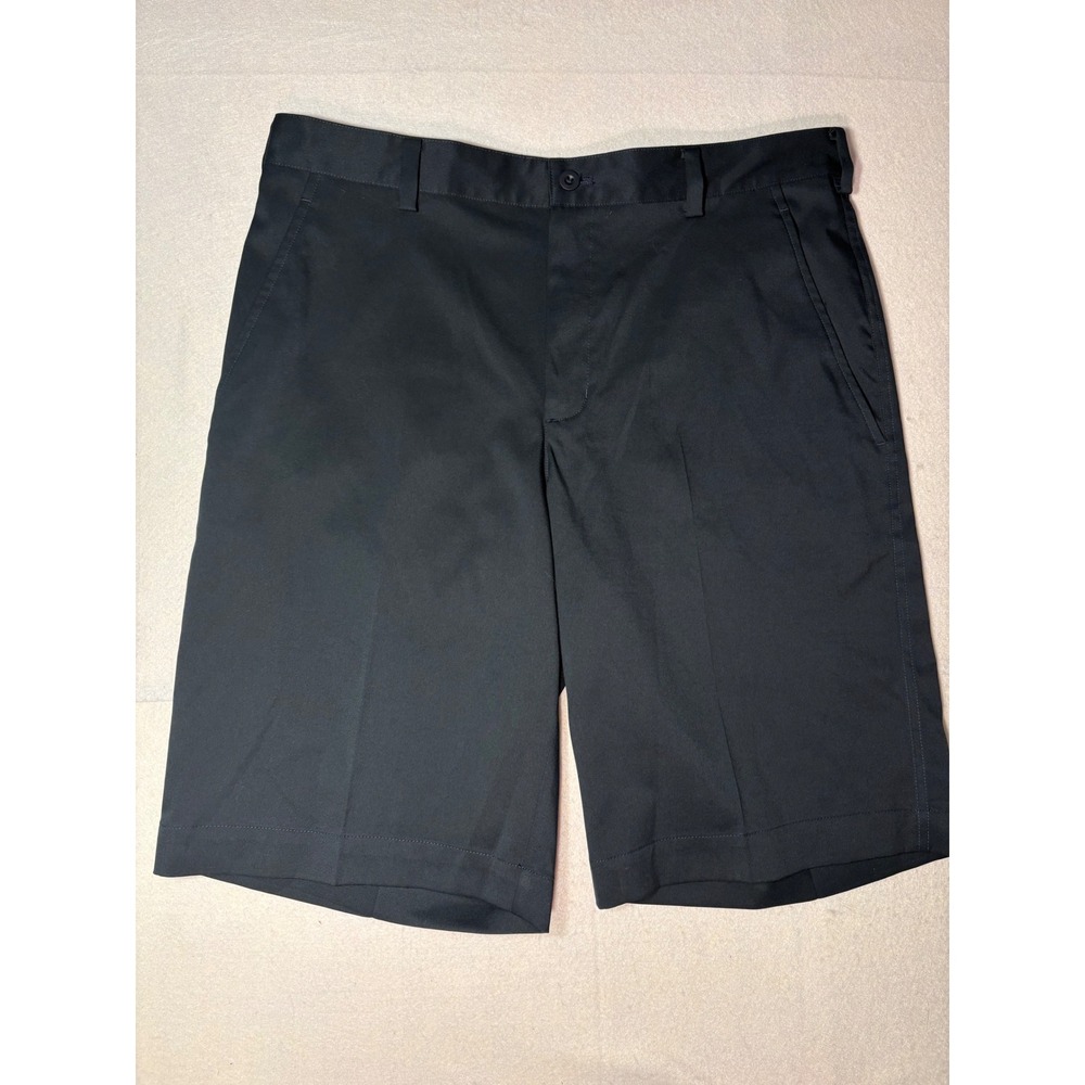 Nike Golf Mens Dri-FIT Flat Front Performance Shorts Navy Blue Size 32